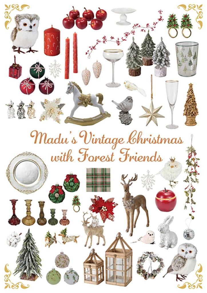 Madu『Vintage Christmas with Forest Friends』