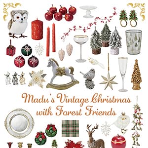 Madu『Vintage Christmas with Forest Friends』