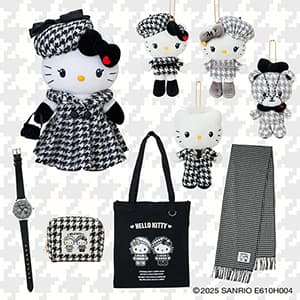 サンリオギフトゲート『ハローキティ モノクロガーリーふたごコーデデザインシリーズ』
