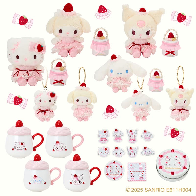 サンリオギフトゲート『いちごホイップケーキデザインシリーズ』