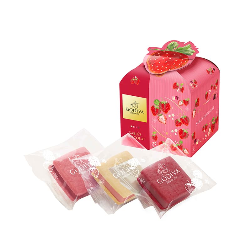 GODIVA『サブレショコラ ストロベリーアソートメント』