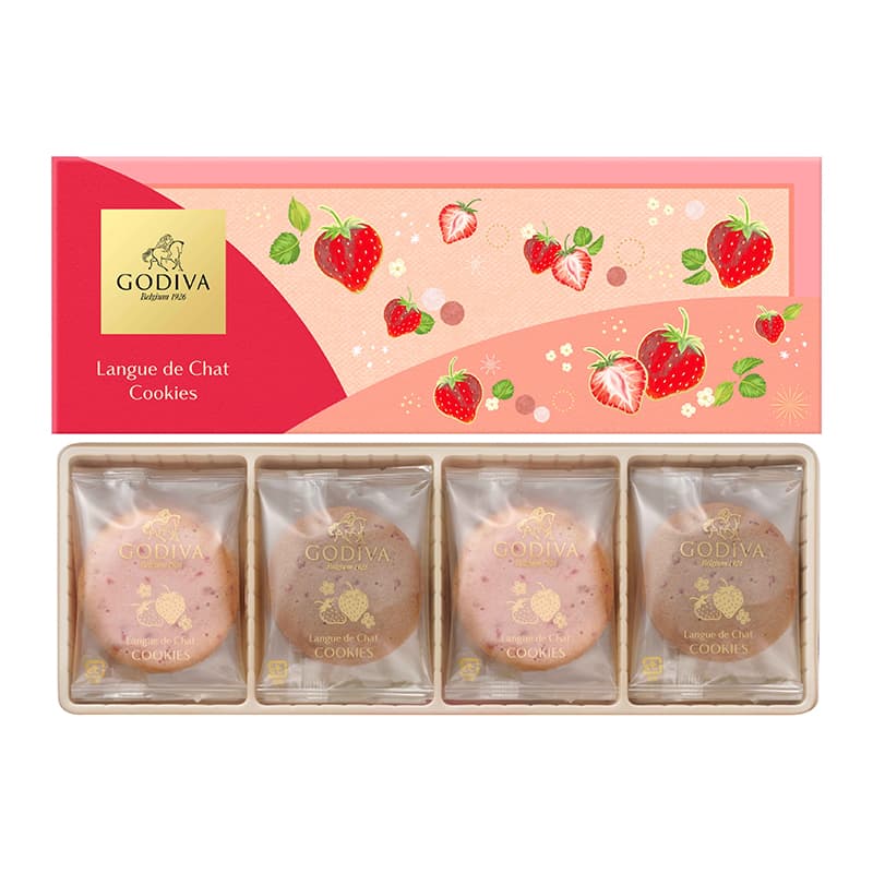 GODIVA『あまおう苺ラングドシャクッキー アソートメント』