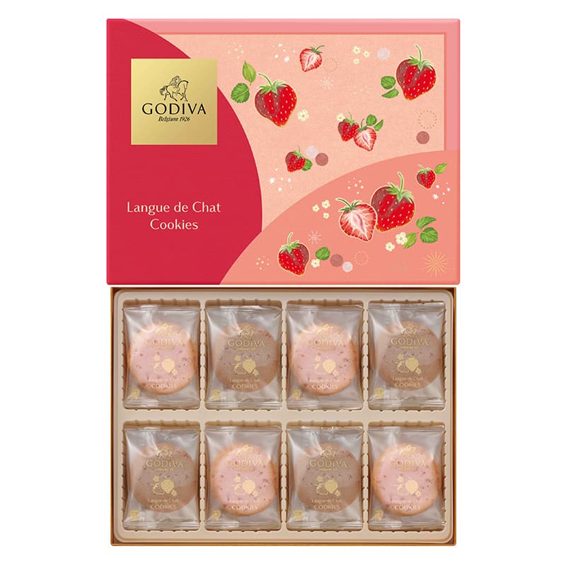 GODIVA『あまおう苺ラングドシャクッキー アソートメント』