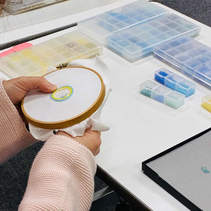 クーリエ『ビーズ刺繍教室のお知らせ』