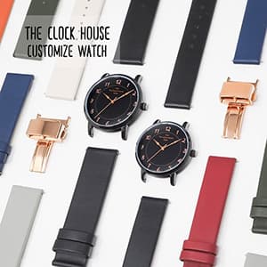 ザ・クロックハウス『THE CLOCK HOUSEカスタマイズウォッチより、手書き風インデックスの三針モデルが登場!』