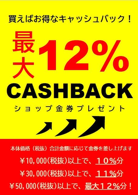 Loikka『最大12%CASH BACK！〜買えばお得なキャッシュバックキャンペーン〜』